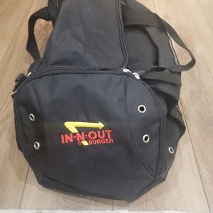 In n out authentic duffle bag